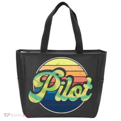 Retro Pilot Tote Bag