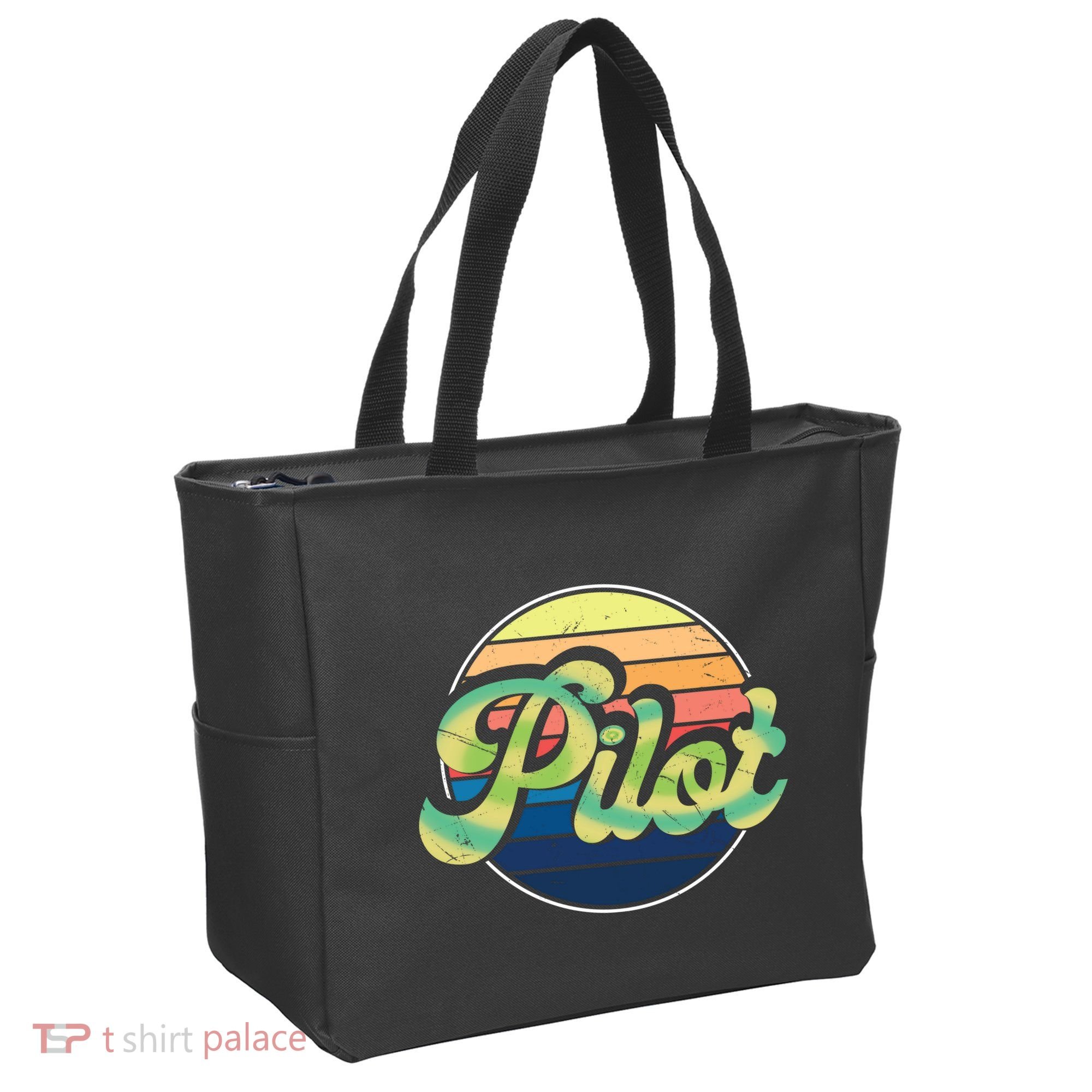 Retro Pilot Tote Bag