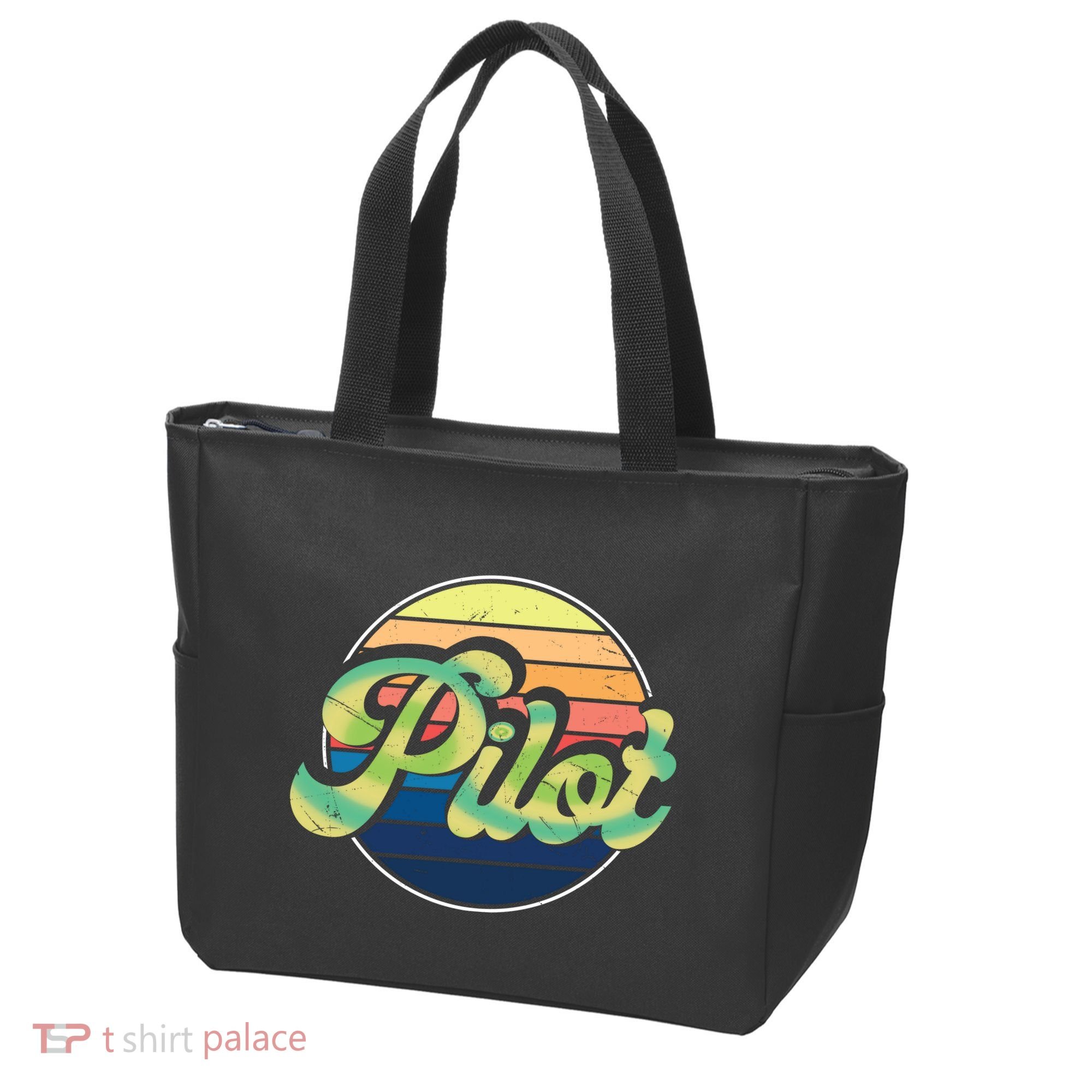 Retro Pilot Tote Bag