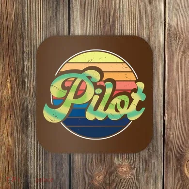 Retro Pilot Coaster