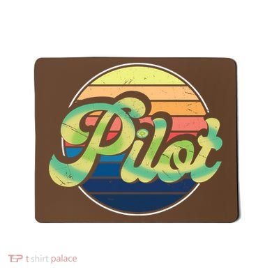 Retro Pilot Mousepad
