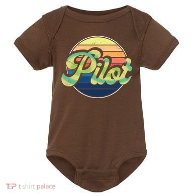 Retro Pilot Baby Bodysuit