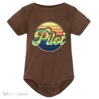 Retro Pilot Baby Bodysuit thumb 0