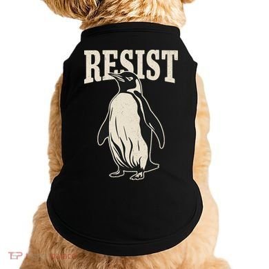 Resist Penguin Doggie Tank