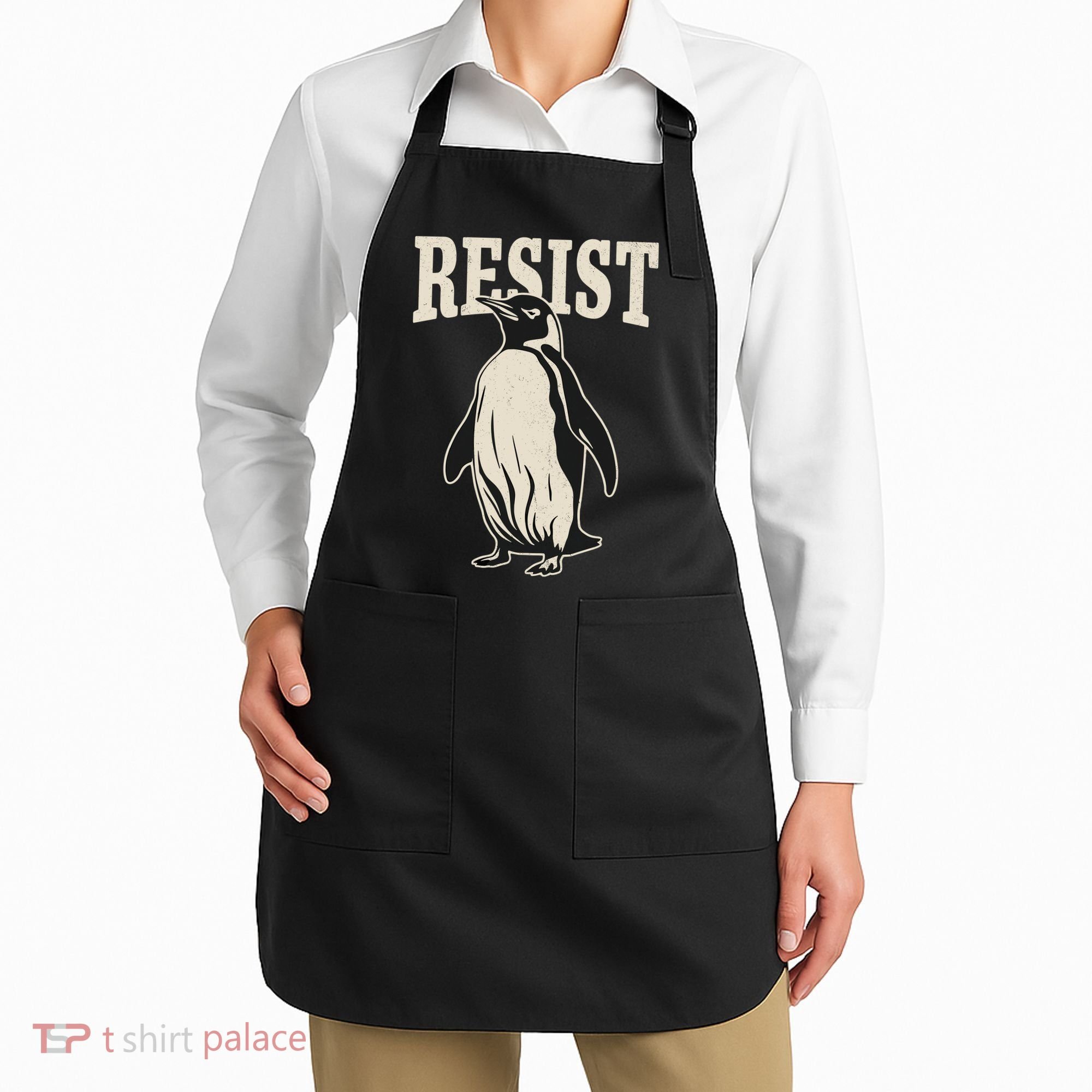 Resist Penguin Apron
