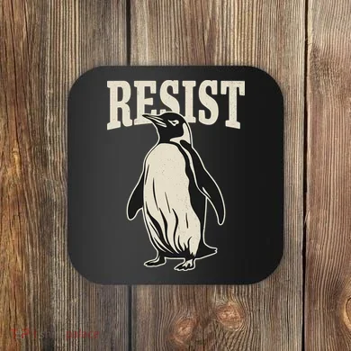 Resist Penguin Coaster