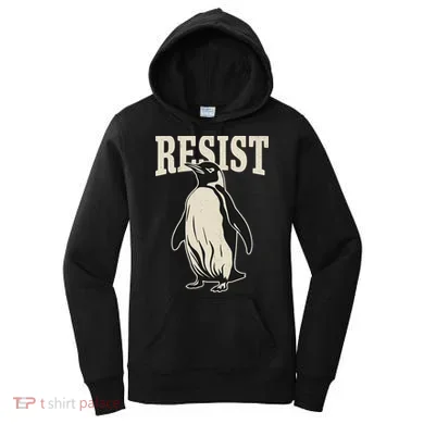 Resist Penguin Women's Hoodie
