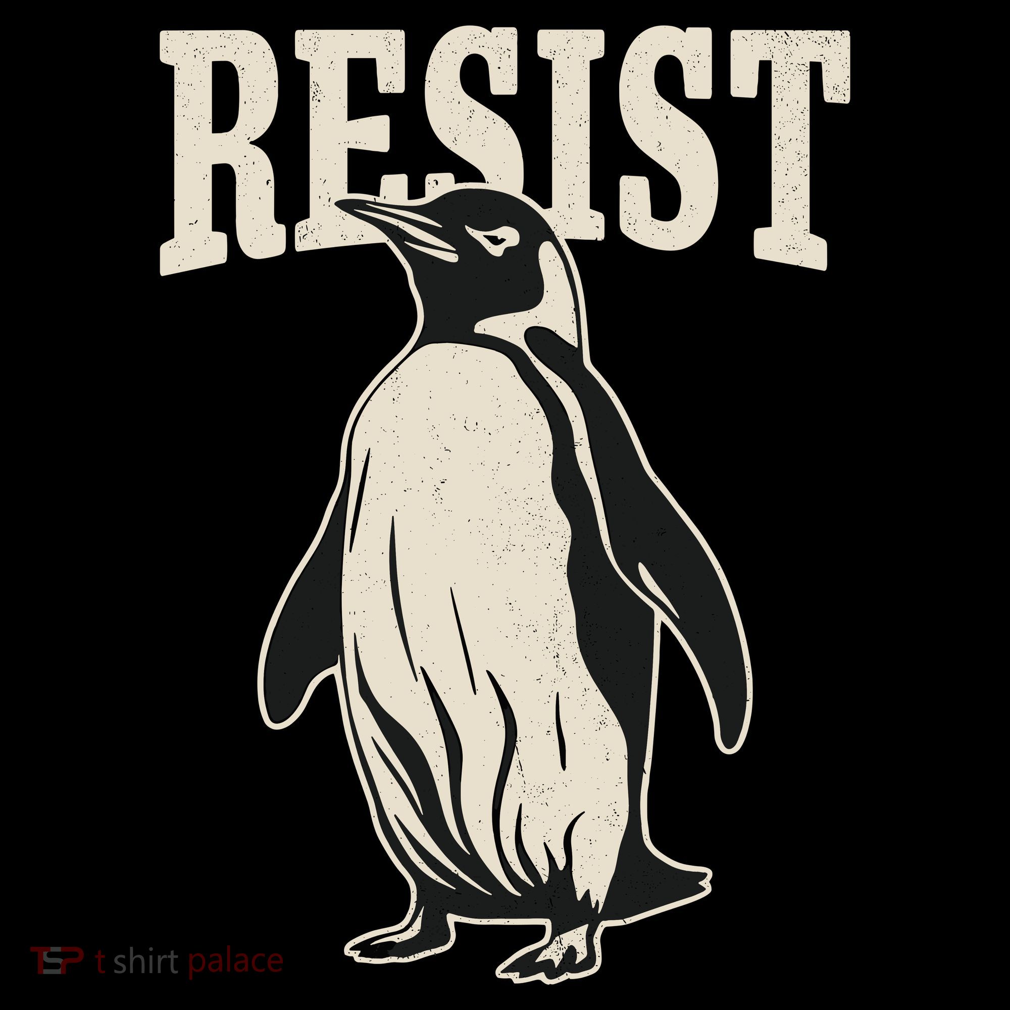 Resist Penguin Mousepad