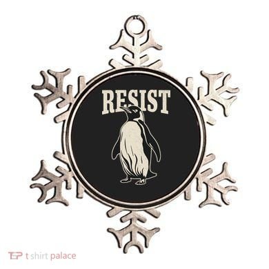 Resist Penguin Ornament