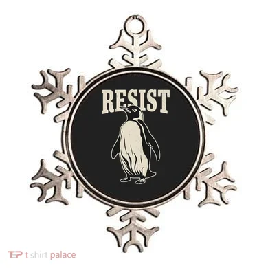 Resist Penguin Ornament