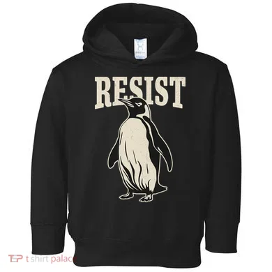 Resist Penguin Toddler Hoodie