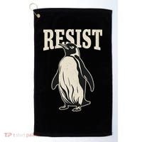 Resist Penguin Golf Towel thumb 0