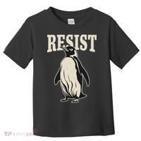 Resist Penguin Toddler T-Shirt thumb 0