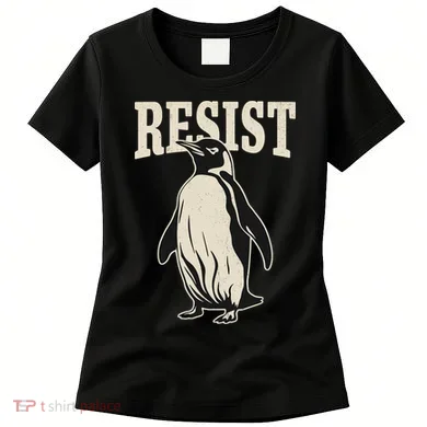 Resist Penguin Women's T-Shirt