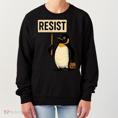 Resist Penguin Women's Sweatshirt