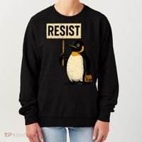 Resist Penguin Women's Sweatshirt thumb 0