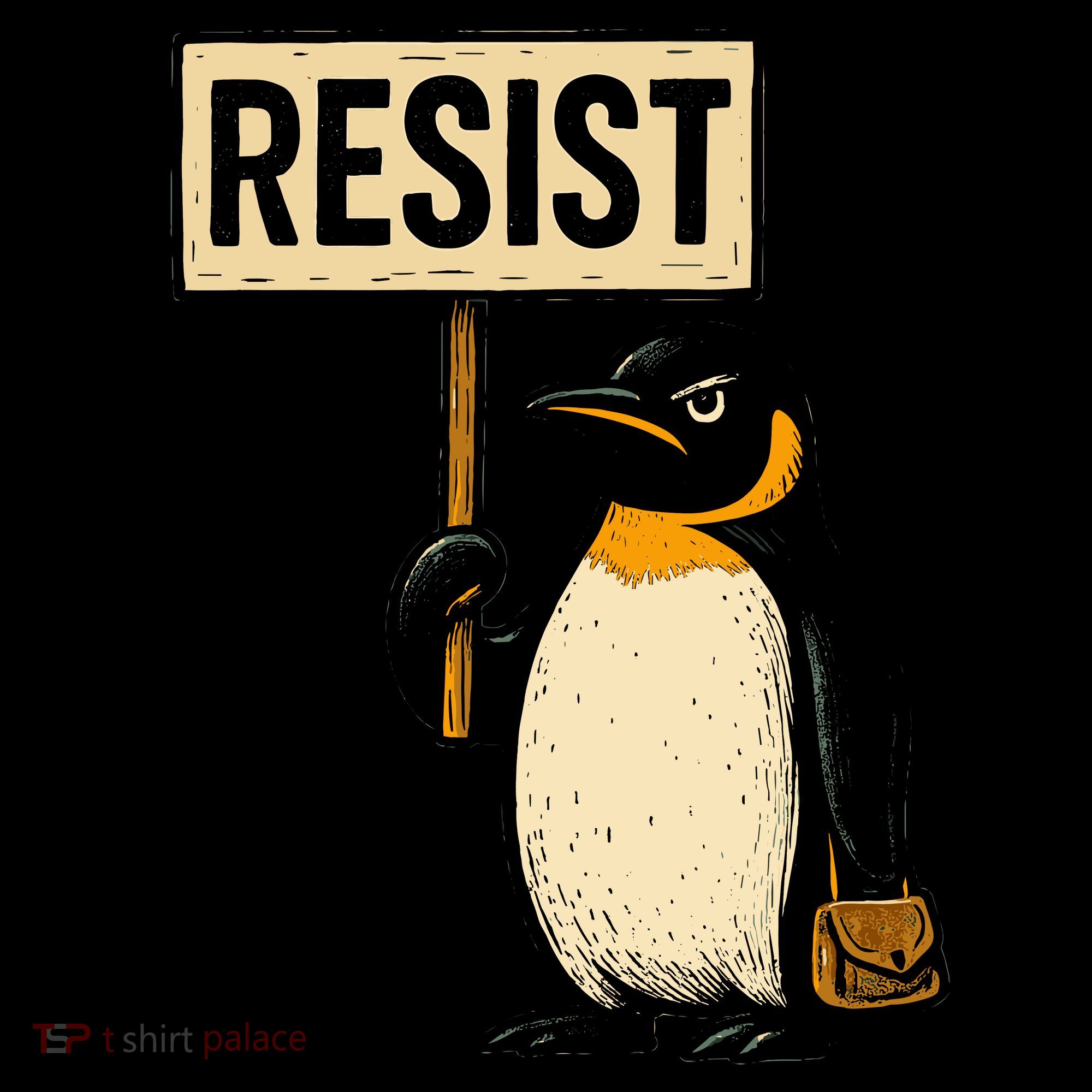 Resist Penguin Coaster
