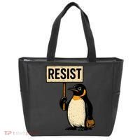 Resist Penguin Tote Bag thumb 0