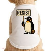 Resist Penguin Doggie Tank thumb 0