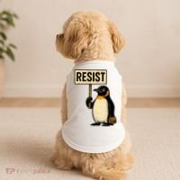 Resist Penguin Doggie Tank thumb 2