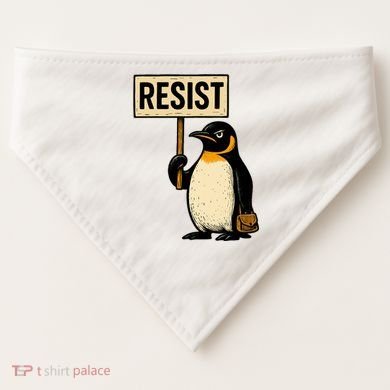 Resist Penguin USA-Made Doggie Bandana