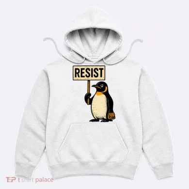 Resist Penguin Hoodie
