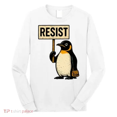 Resist Penguin Long Sleeve Shirt