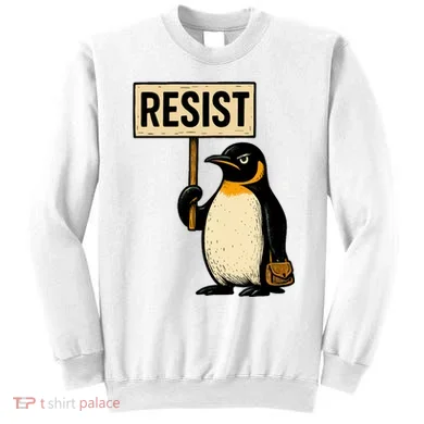 Resist Penguin Sweatshirt