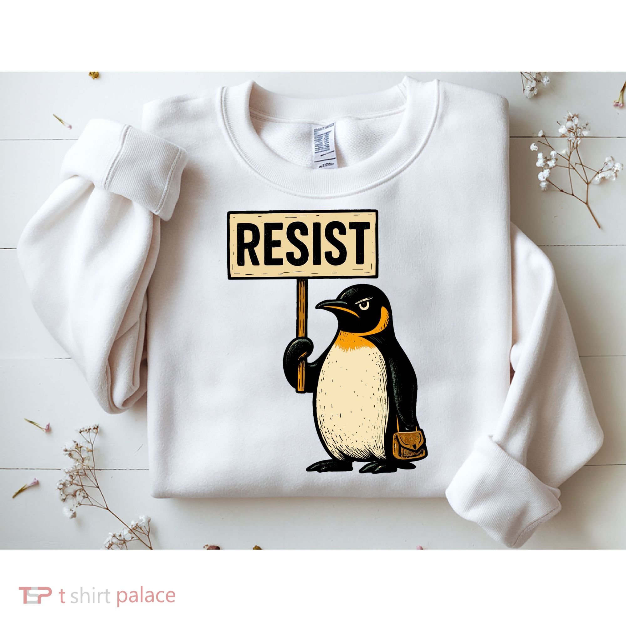 Resist Penguin Sweatshirt