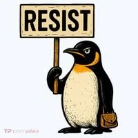 Resist Penguin T-Shirt thumb 7