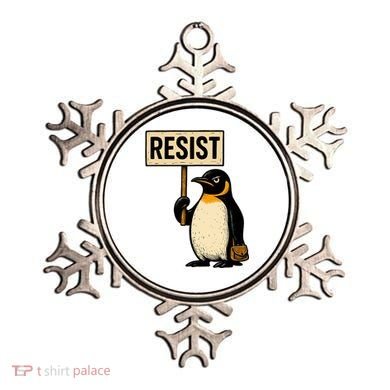 Resist Penguin Ornament
