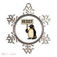 Resist Penguin Ornament thumb 0