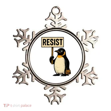 Resist Penguin Ornament