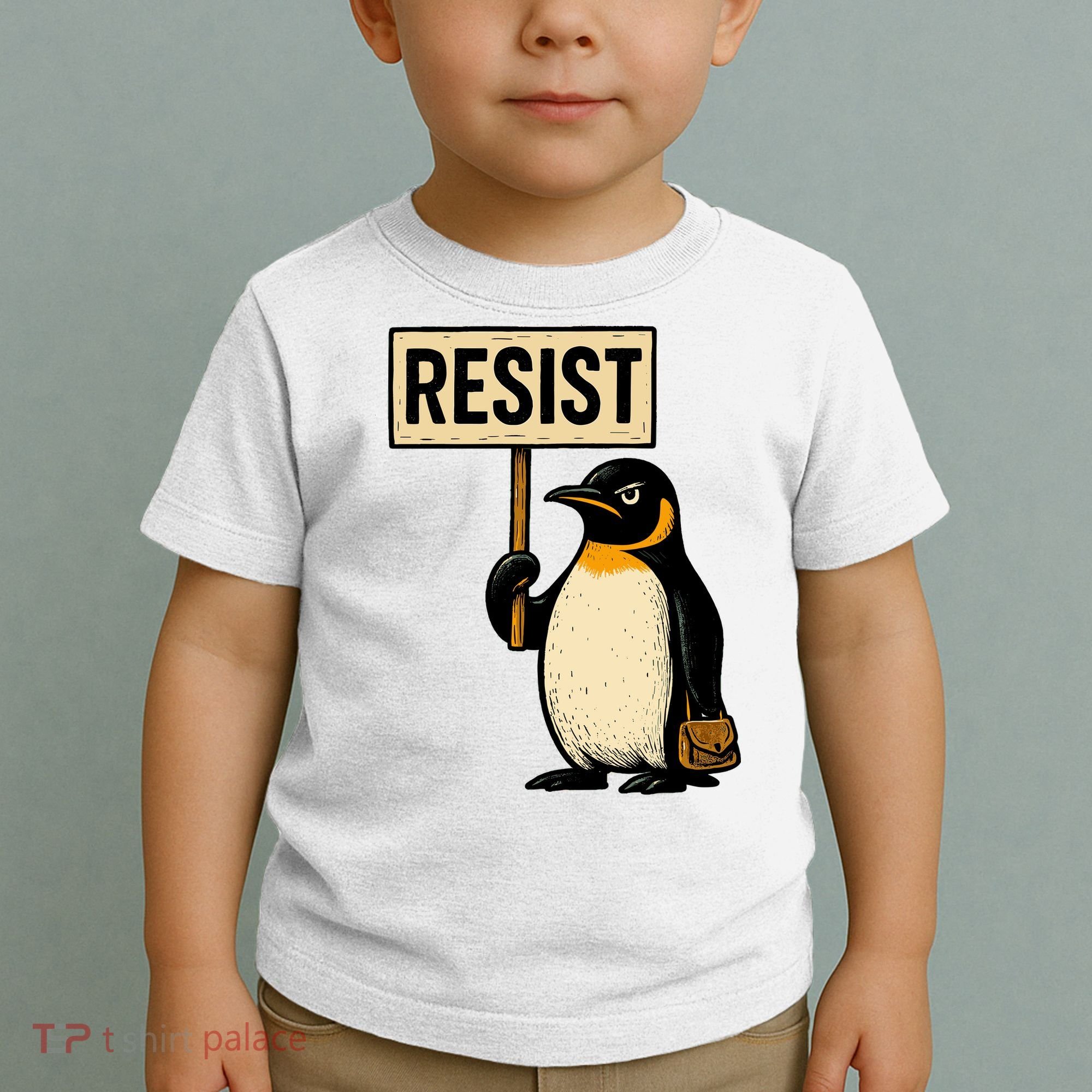 Resist Penguin Toddler T-Shirt