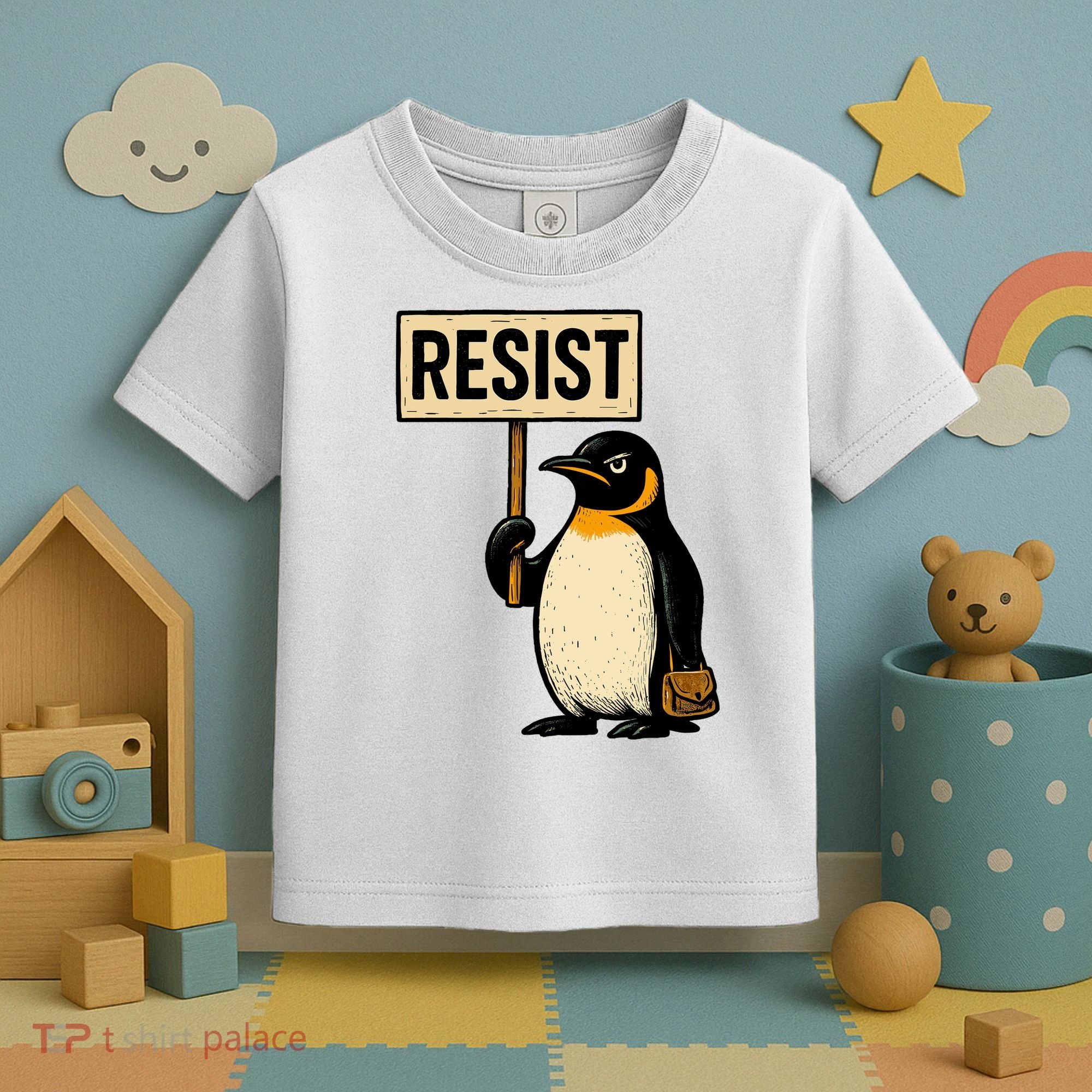 Resist Penguin Toddler T-Shirt
