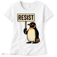 Resist Penguin Women's T-Shirt thumb 0