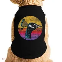 Retro Peacock Doggie Tank thumb 0
