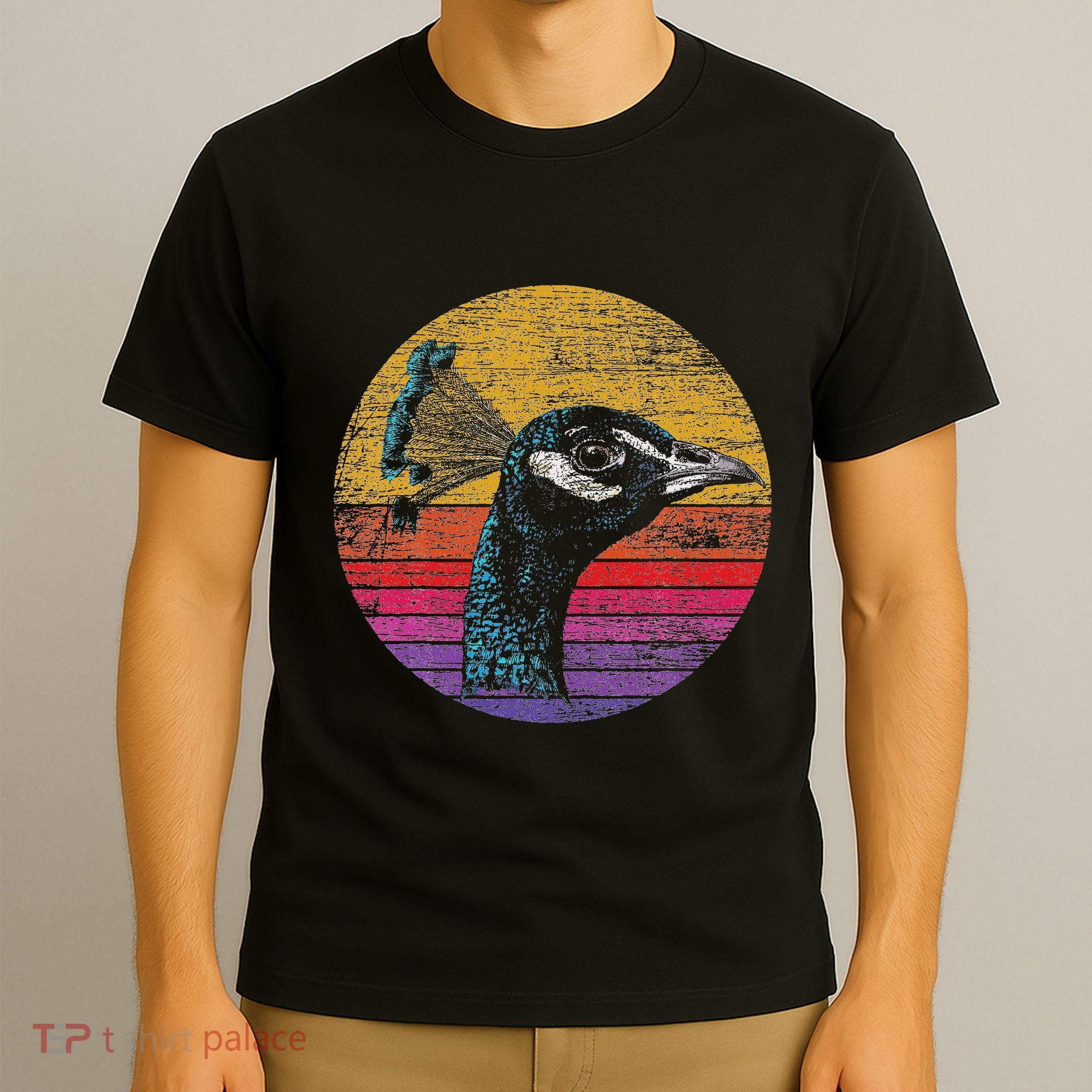 Retro Peacock T-Shirt
