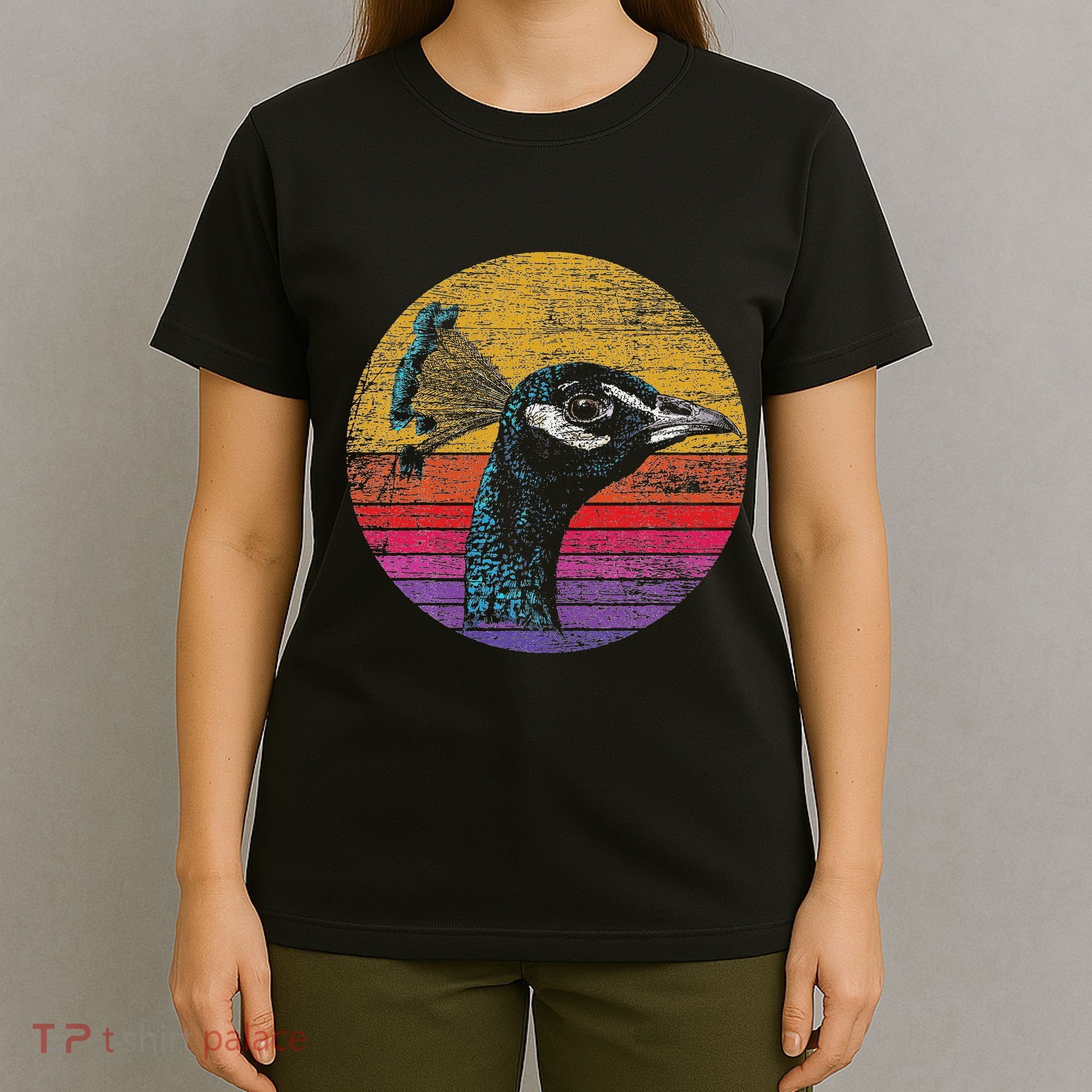 Retro Peacock T-Shirt
