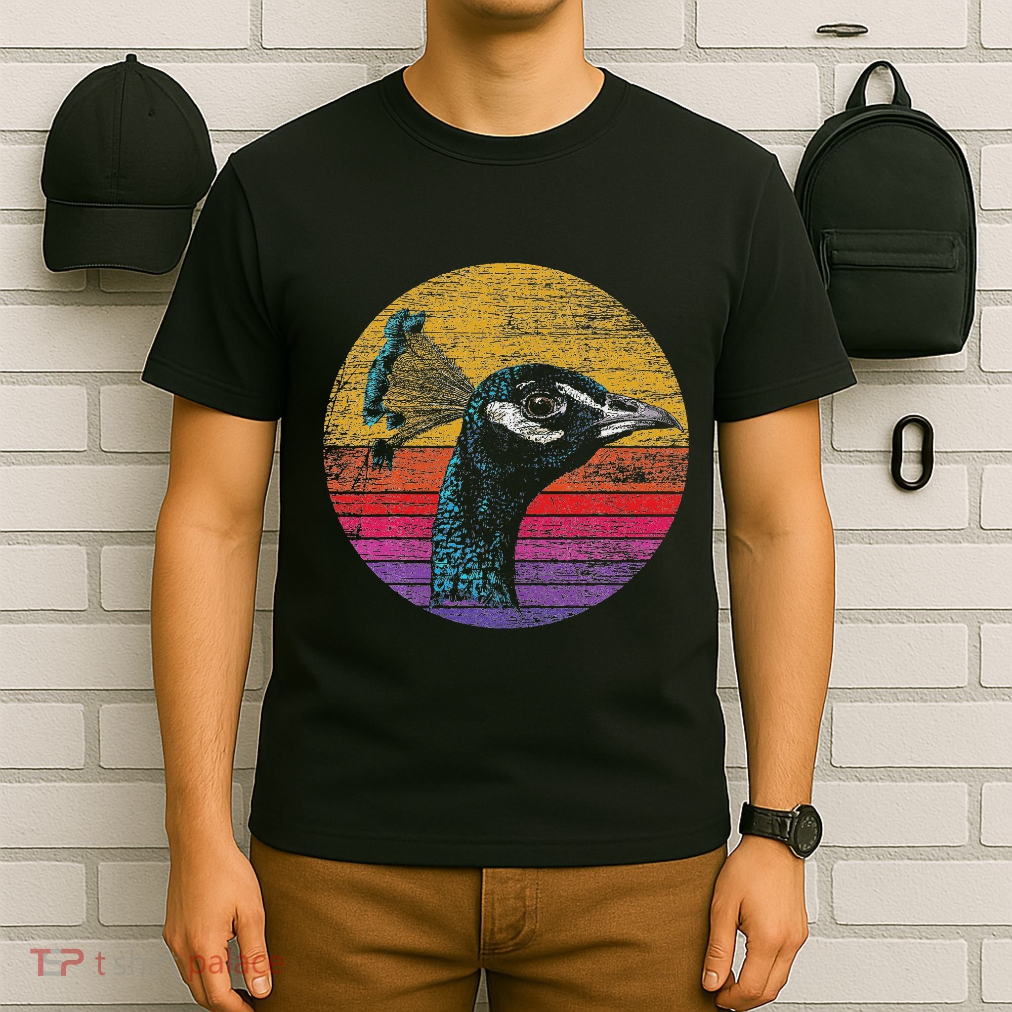 Retro Peacock T-Shirt