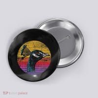 Retro Peacock Button thumb 0