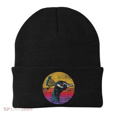 Retro Peacock Beanie
