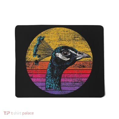 Retro Peacock Mousepad