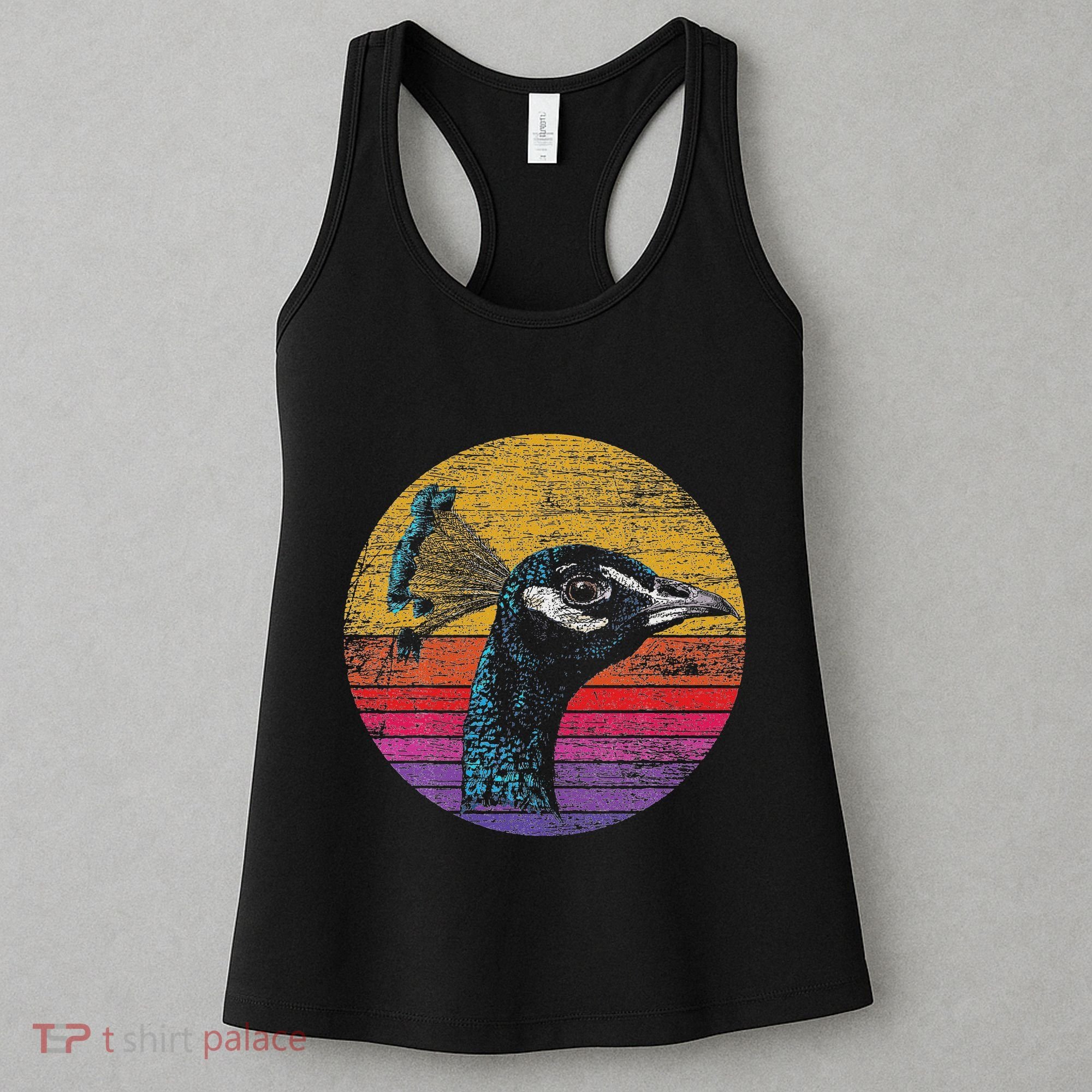 Retro Peacock Women's Tank Top