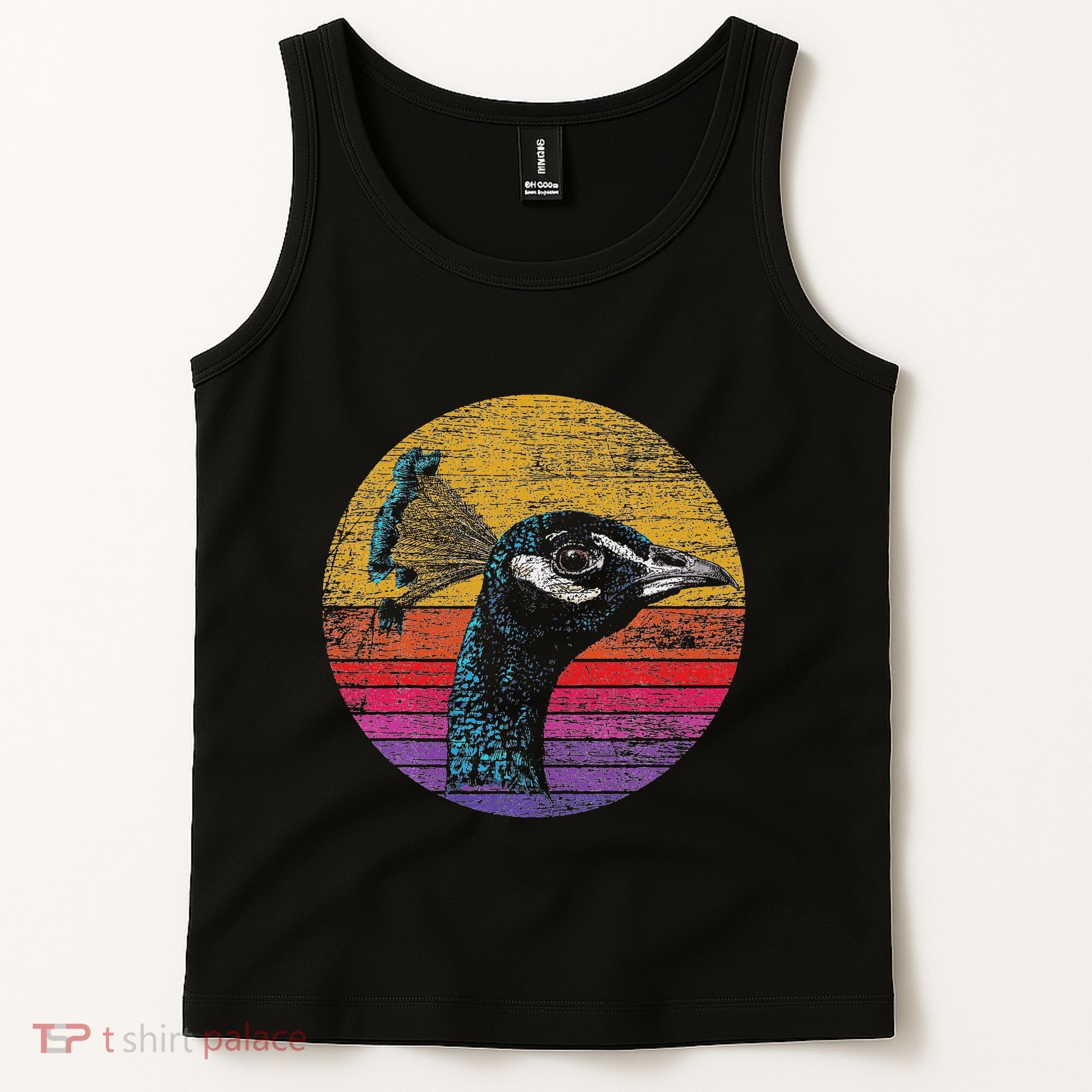 Retro Peacock Tank Top