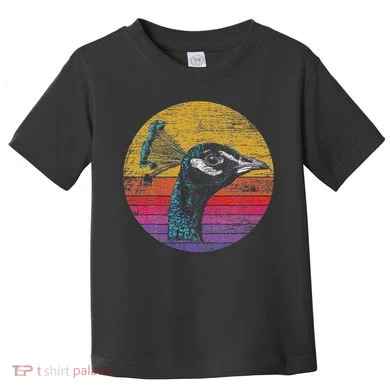 Retro Peacock Toddler T-Shirt