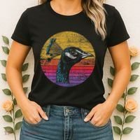 Retro Peacock Women's T-Shirt thumb 2