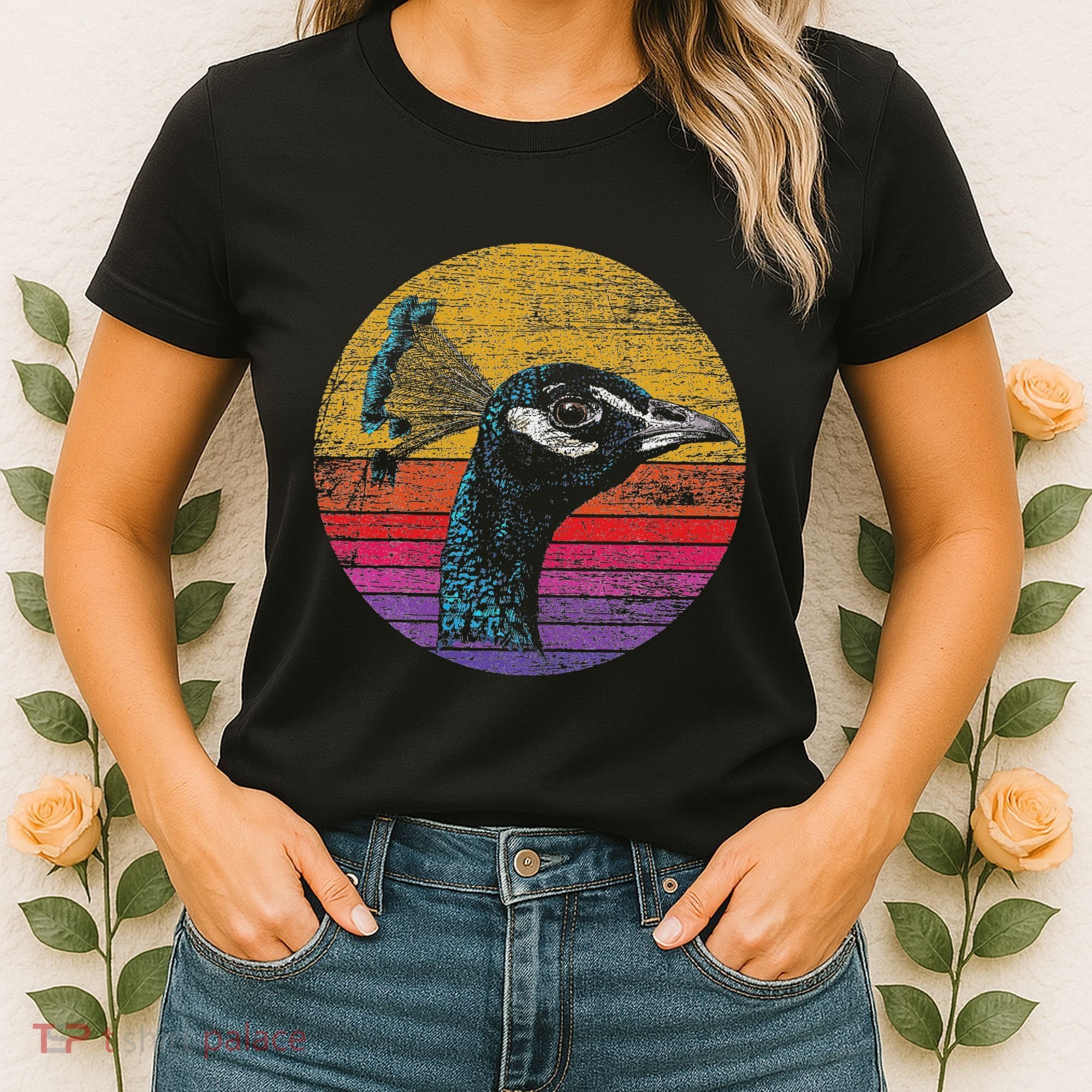 Retro Peacock Women's T-Shirt