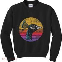 Retro Peacock Kids Sweatshirt thumb 0