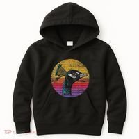 Retro Peacock Kids Hoodie thumb 0